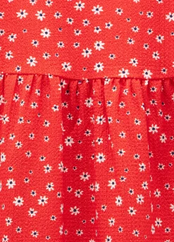 Blukids Abito a balze floreale bambina- Vestiti