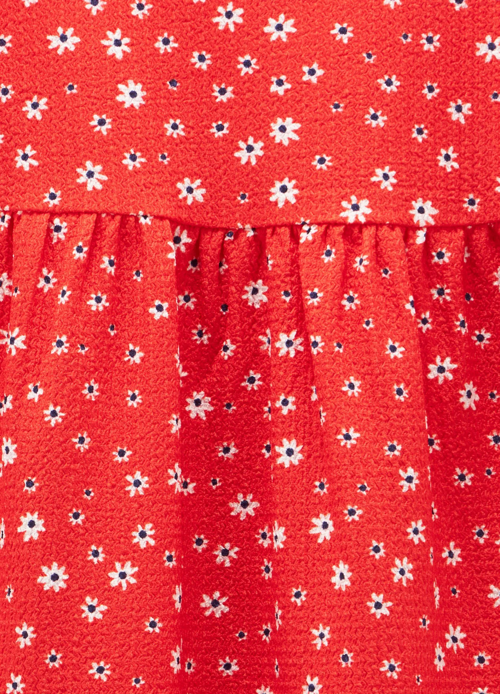 Blukids Abito a balze floreale bambina- Vestiti