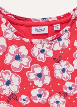 Blukids Abito corto in puro cotone bambina- Vestiti