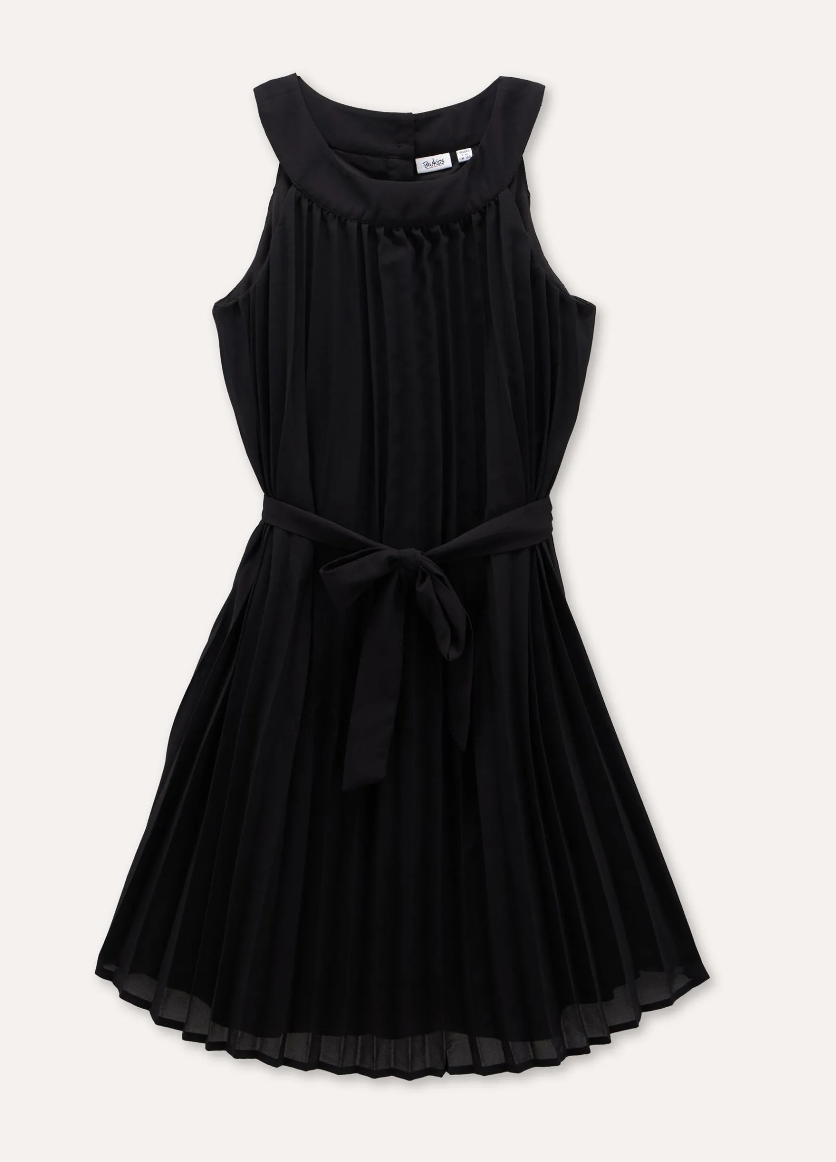 Blukids Abito smanicato in plissé ragazza- Vestiti