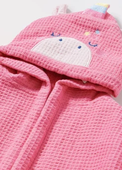Blukids Accappatoio in puro cotone con cappuccio neonata- Intimo