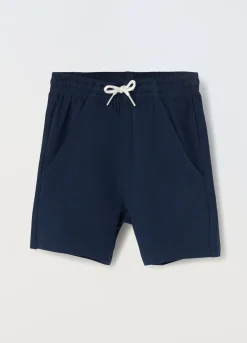 Blukids Bermuda in cotone stretch neonato- Pantaloni