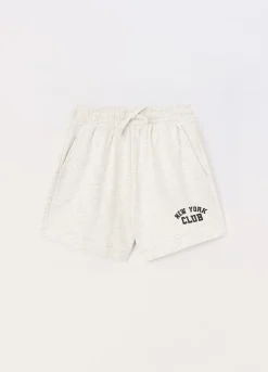 Blukids Bermuda in french terry di misto cotone ragazza- Pantaloni