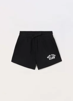 Blukids Bermuda in french terry di misto cotone ragazza- Pantaloni
