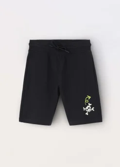 Blukids Bermuda in french terry di puro cotone bambino-Bambino Pantaloni