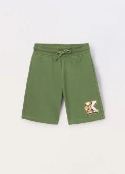 Blukids Bermuda in french terry di puro cotone bambino-Bambino Pantaloni