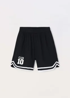 Blukids Bermuda mesh ragazza- Pantaloni