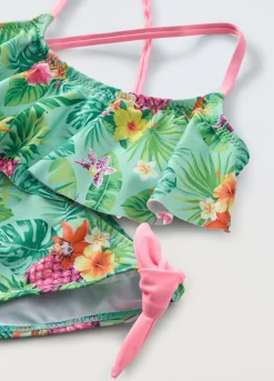 Blukids Bikini a fascia con volant bambina- Mare