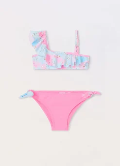 Blukids Bikini con rouches bambina- Mare