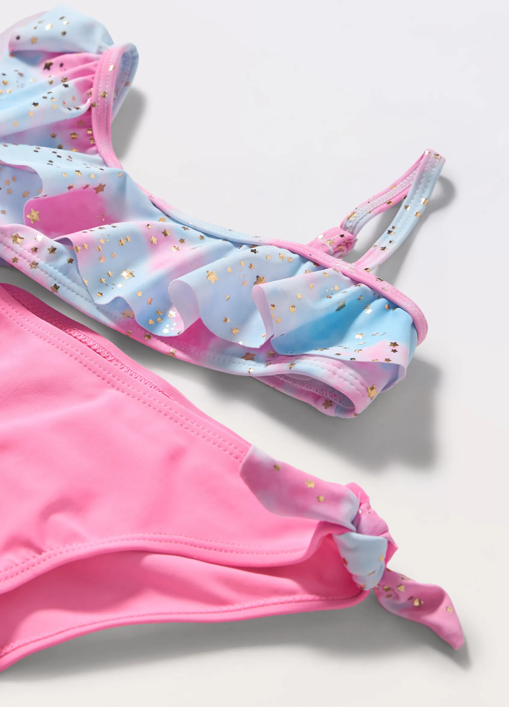 Blukids Bikini con rouches bambina- Mare