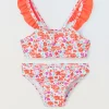 Blukids Bikini con rouches neonata- Costumi