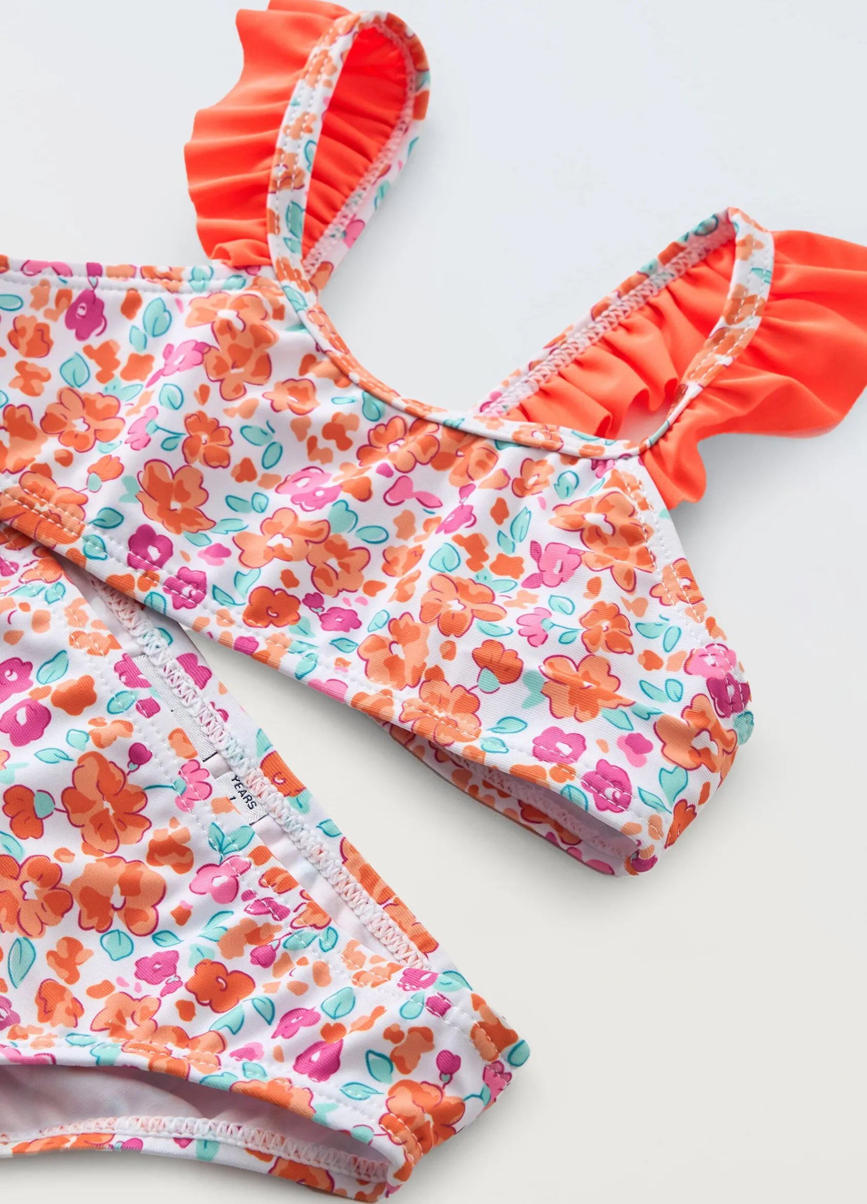 Blukids Bikini con rouches neonata- Costumi