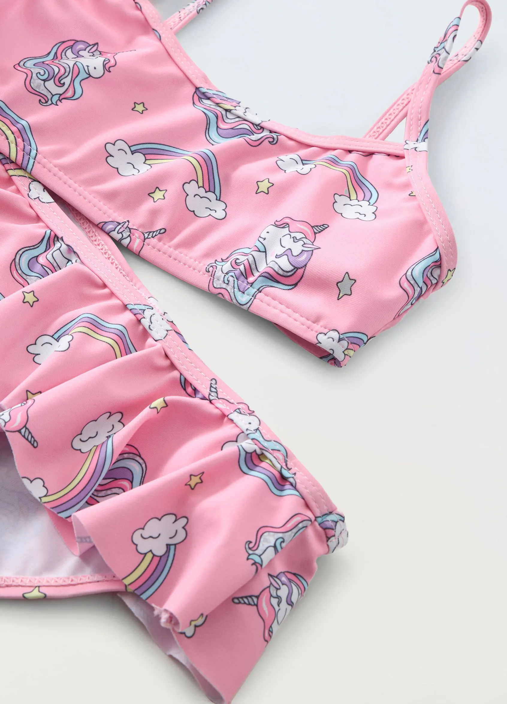 Blukids Bikini con stampa unicorno bambina- Mare
