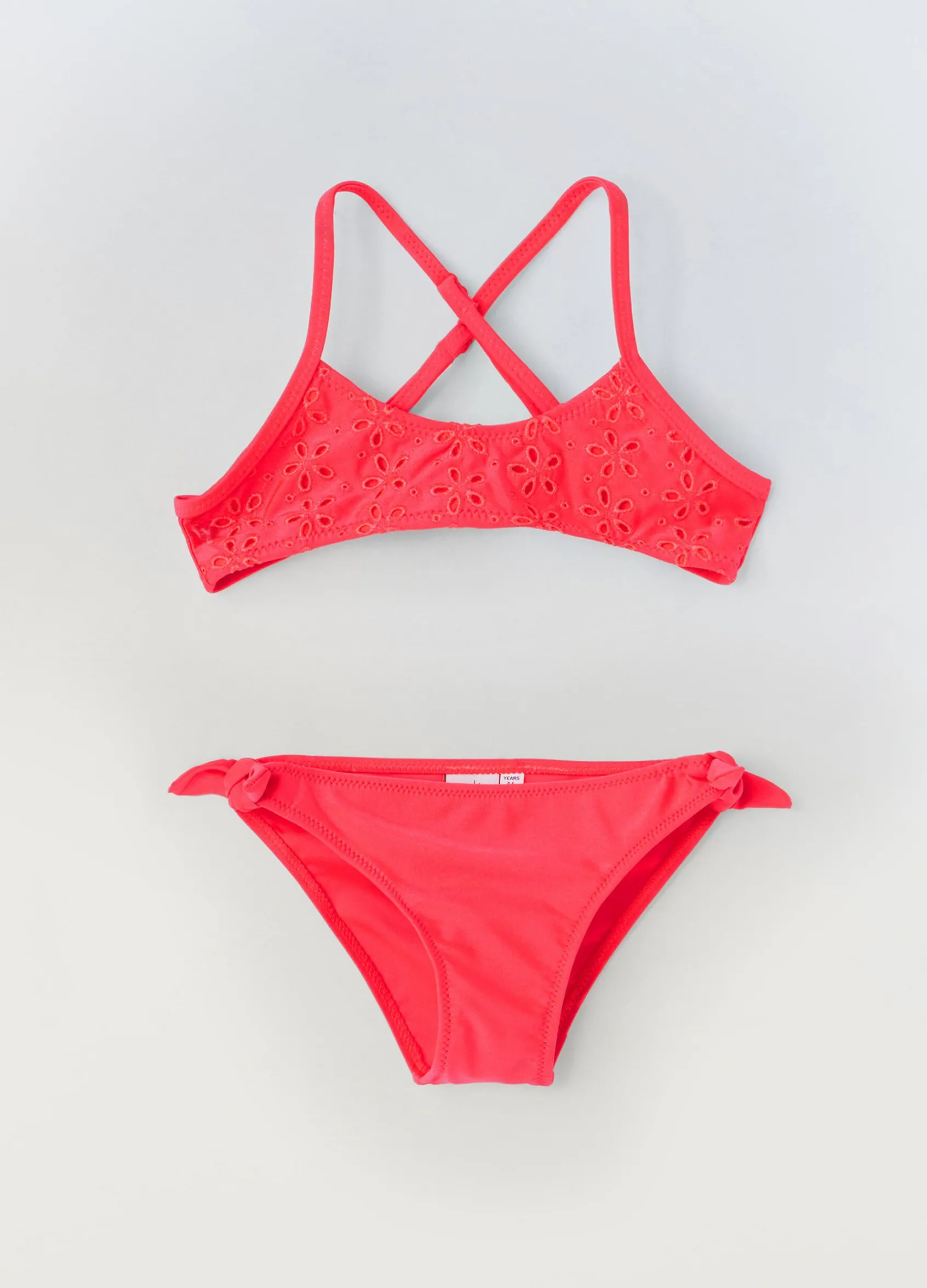 Blukids Bikini con top in sangallo bambina- Mare