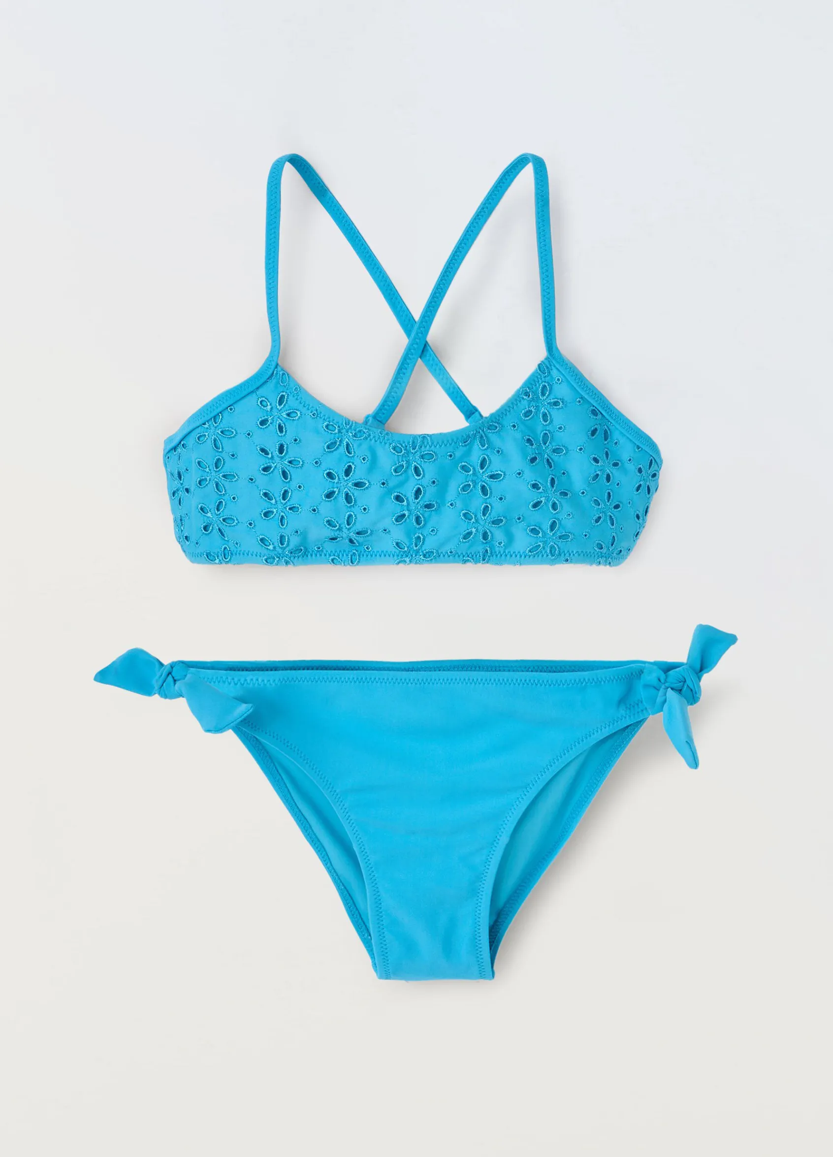 Blukids Bikini con top in sangallo ragazza- Mare
