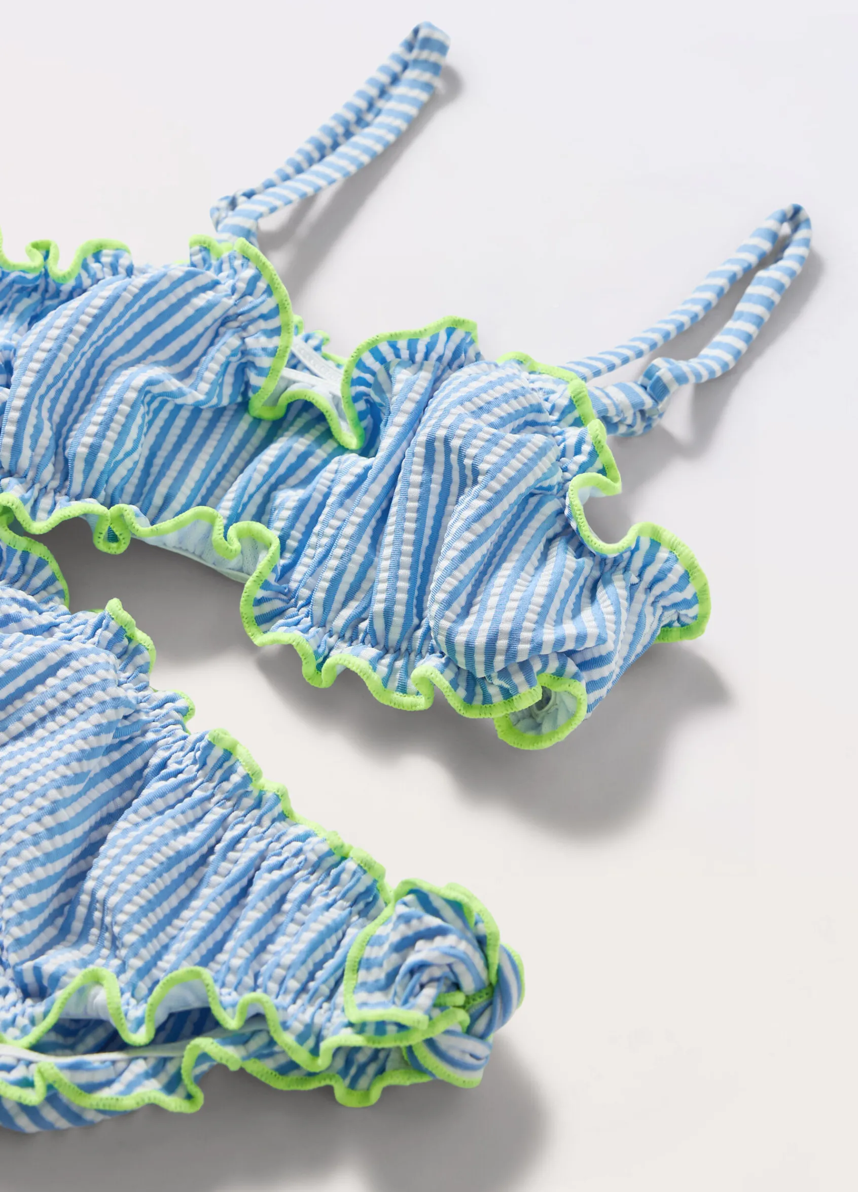 Blukids Bikini costume a righe bambina- Mare