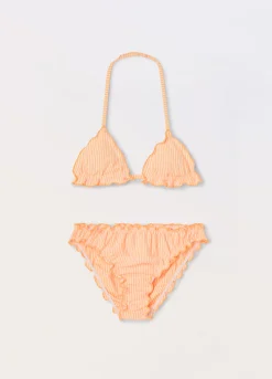 Blukids Bikini costume a righe ragazza- Mare