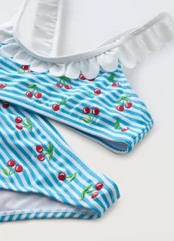 Blukids Bikini rigato bambina- Mare