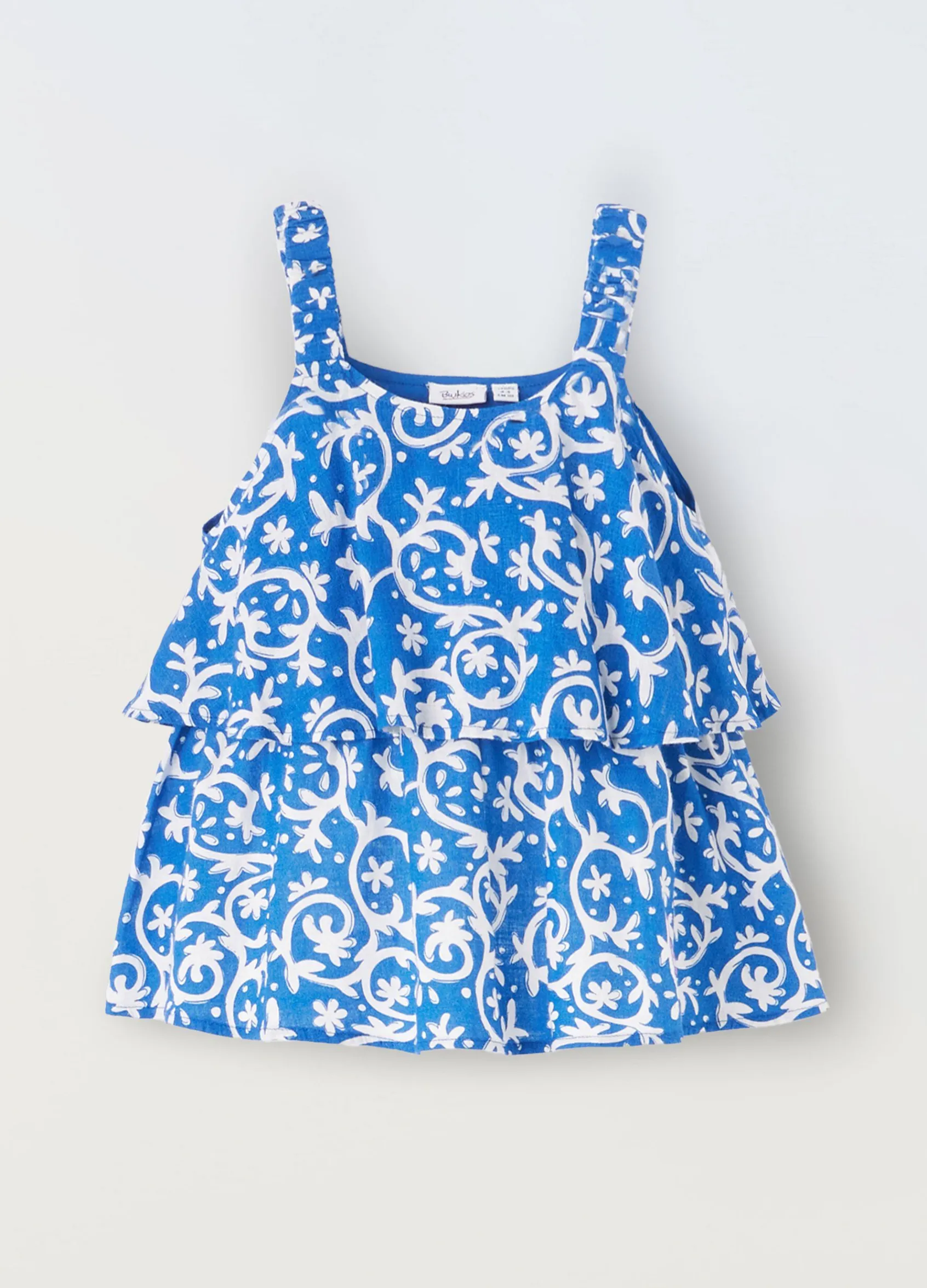 Blukids Blusa in misto lino bambina- Camicie