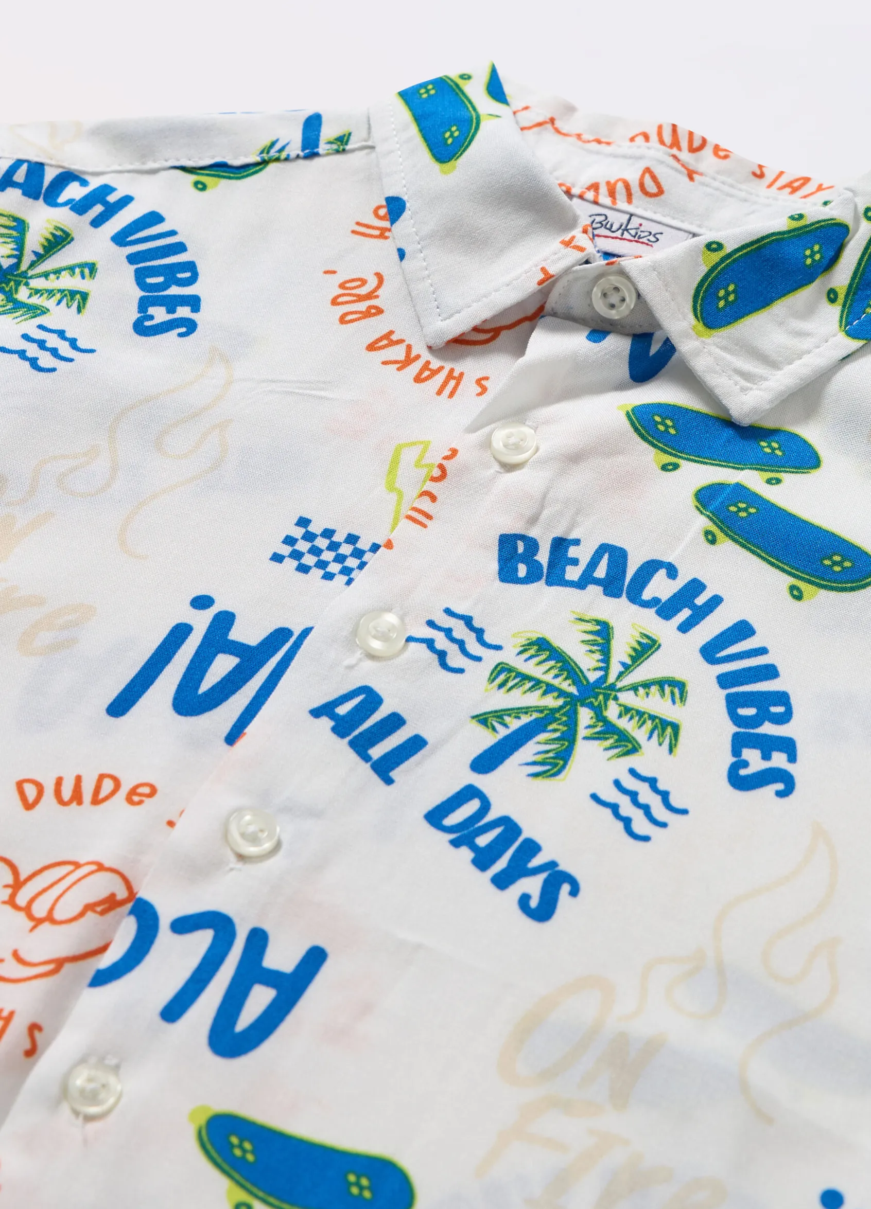 Blukids Camicia a maniche corte bambino-Bambino Camicie