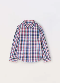 Blukids Camicia a quadri in puro cotone bambino-Bambino Camicie