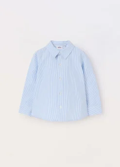 Blukids Camicia a righe in puro cotone neonato- Camicie