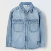 Blukids Camicia in denim di puro cotone bambino-Bambino Camicie