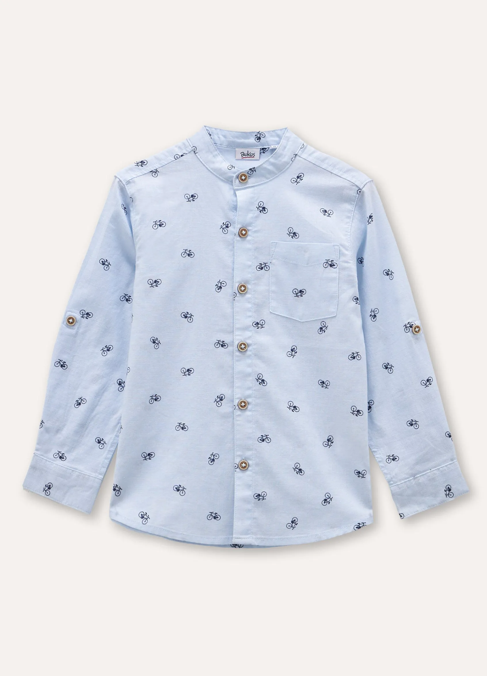 Blukids Camicia in misto lino bambino-Bambino Camicie