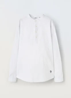 Blukids Camicia in misto lino ragazzo- Camicie