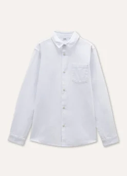 Blukids Camicia in misto lino ragazzo- Camicie