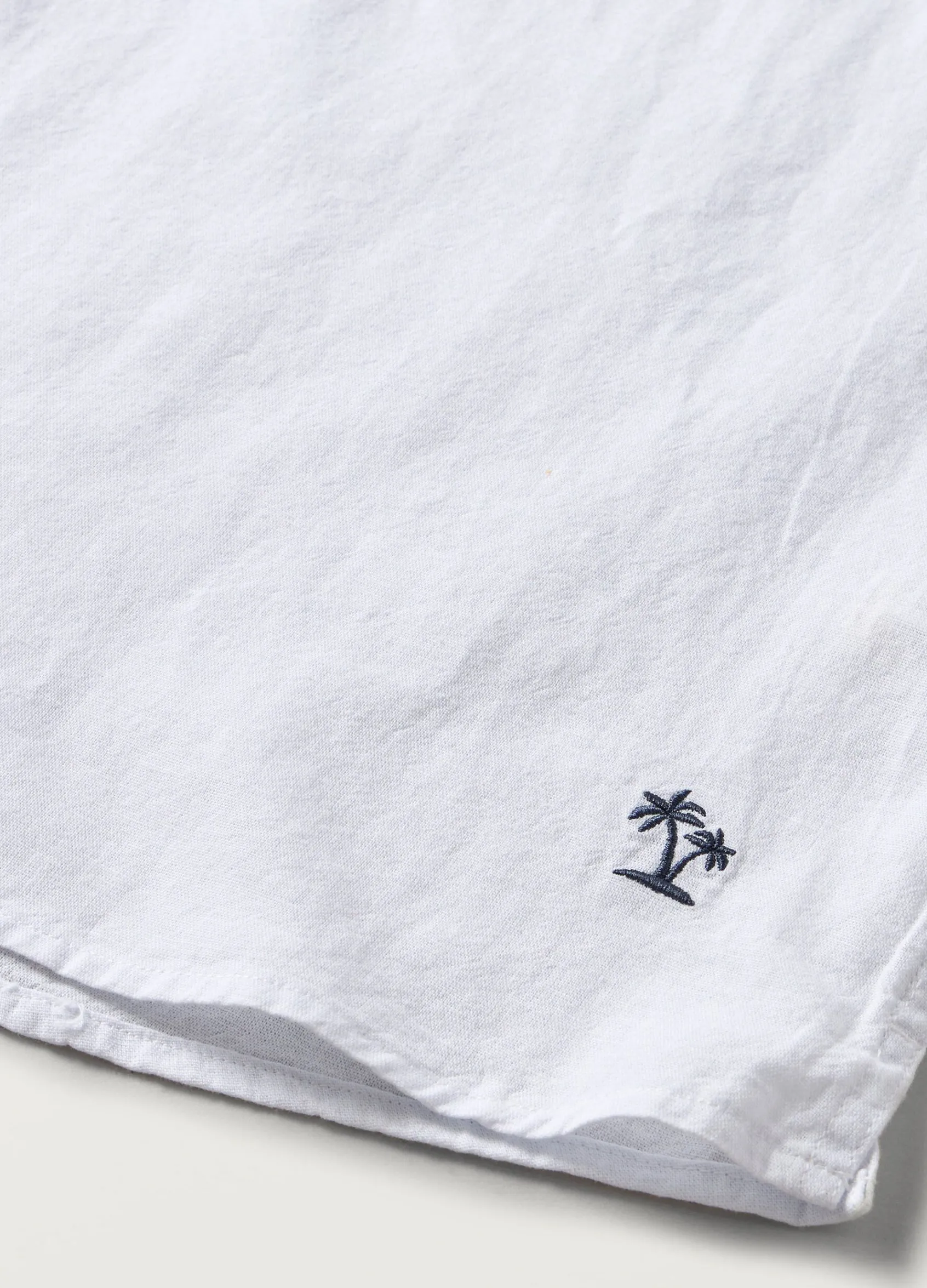 Blukids Camicia in misto lino ragazzo- Camicie
