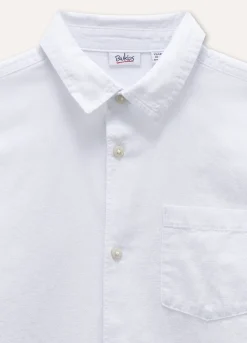 Blukids Camicia in misto lino ragazzo- Camicie