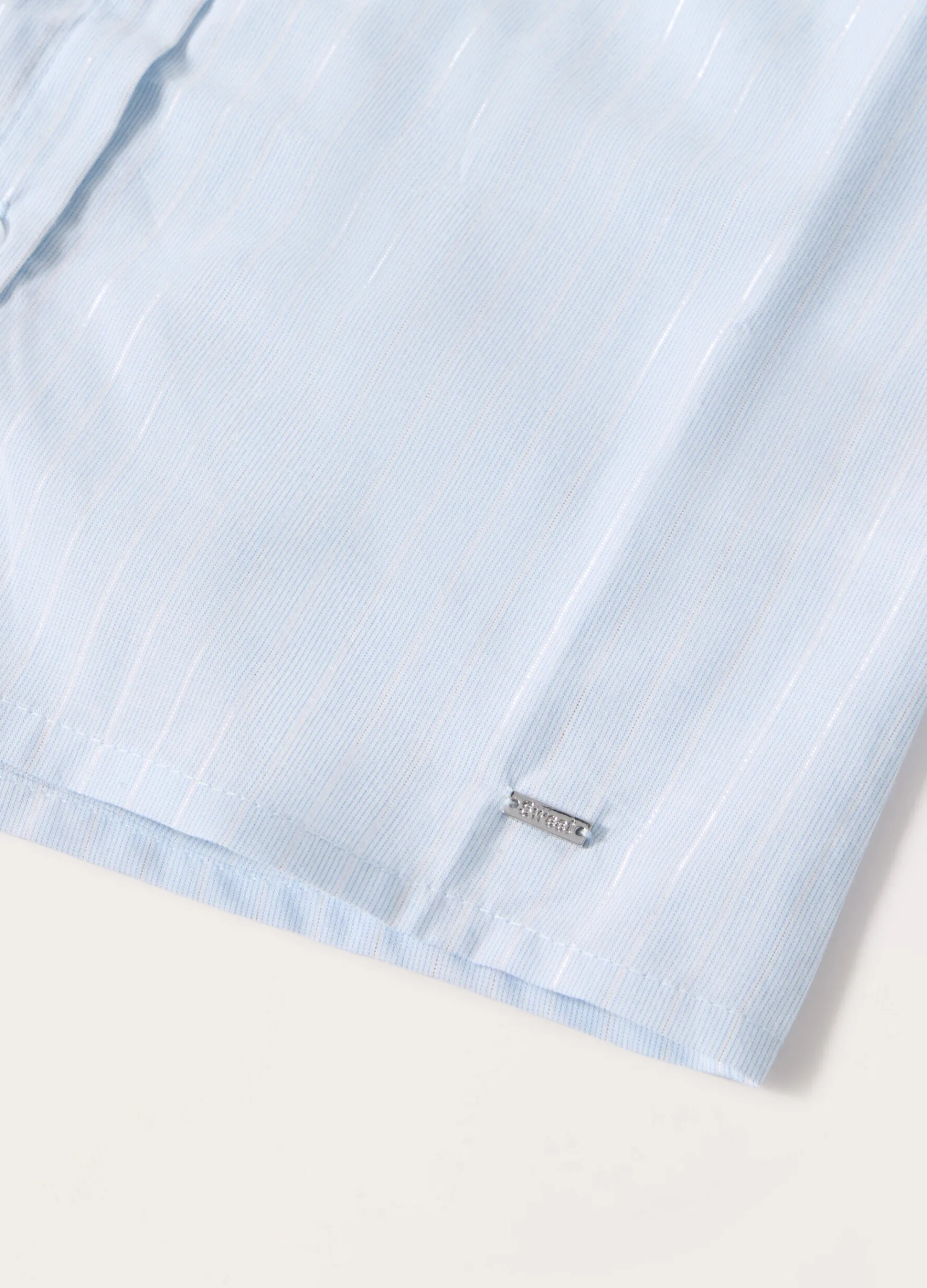 Blukids Camicia in popeline di cotone bambina- Camicie