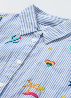 Blukids Camicia in puro cotone ragazza- Camicie