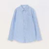 Blukids Camicia misto lino a righe ragazzo- Camicie