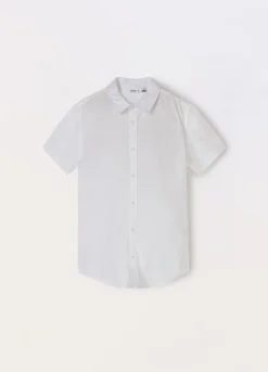 Blukids Camicia misto lino ragazzo- Camicie