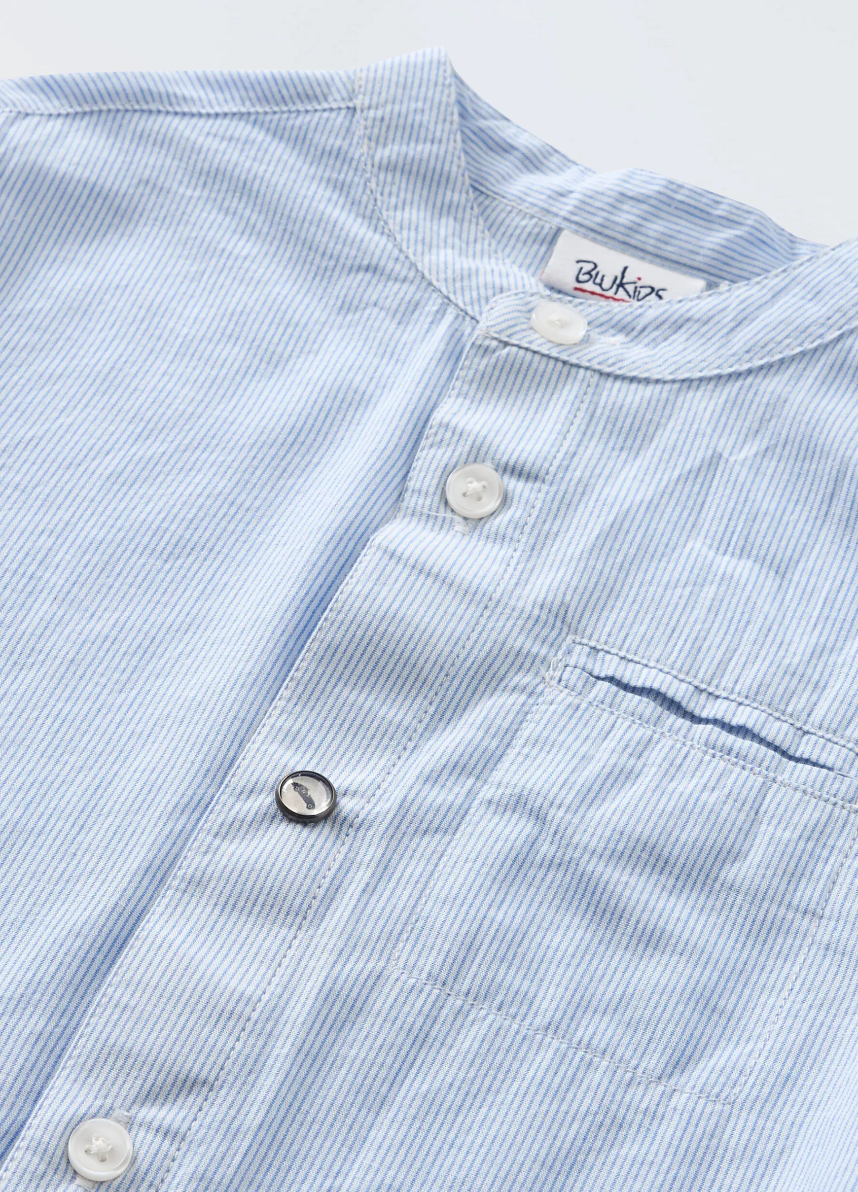 Blukids Camicia rigata in puro cotone neonato- Camicie