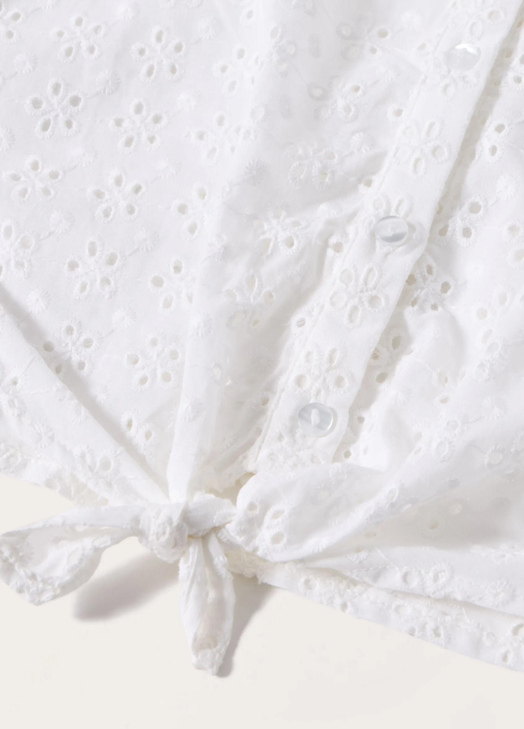 Blukids Camicia smanicata in puro cotone ragazza- Camicie
