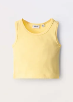 Blukids Canotta in jersey di cotone stretch bambina- T-shirt