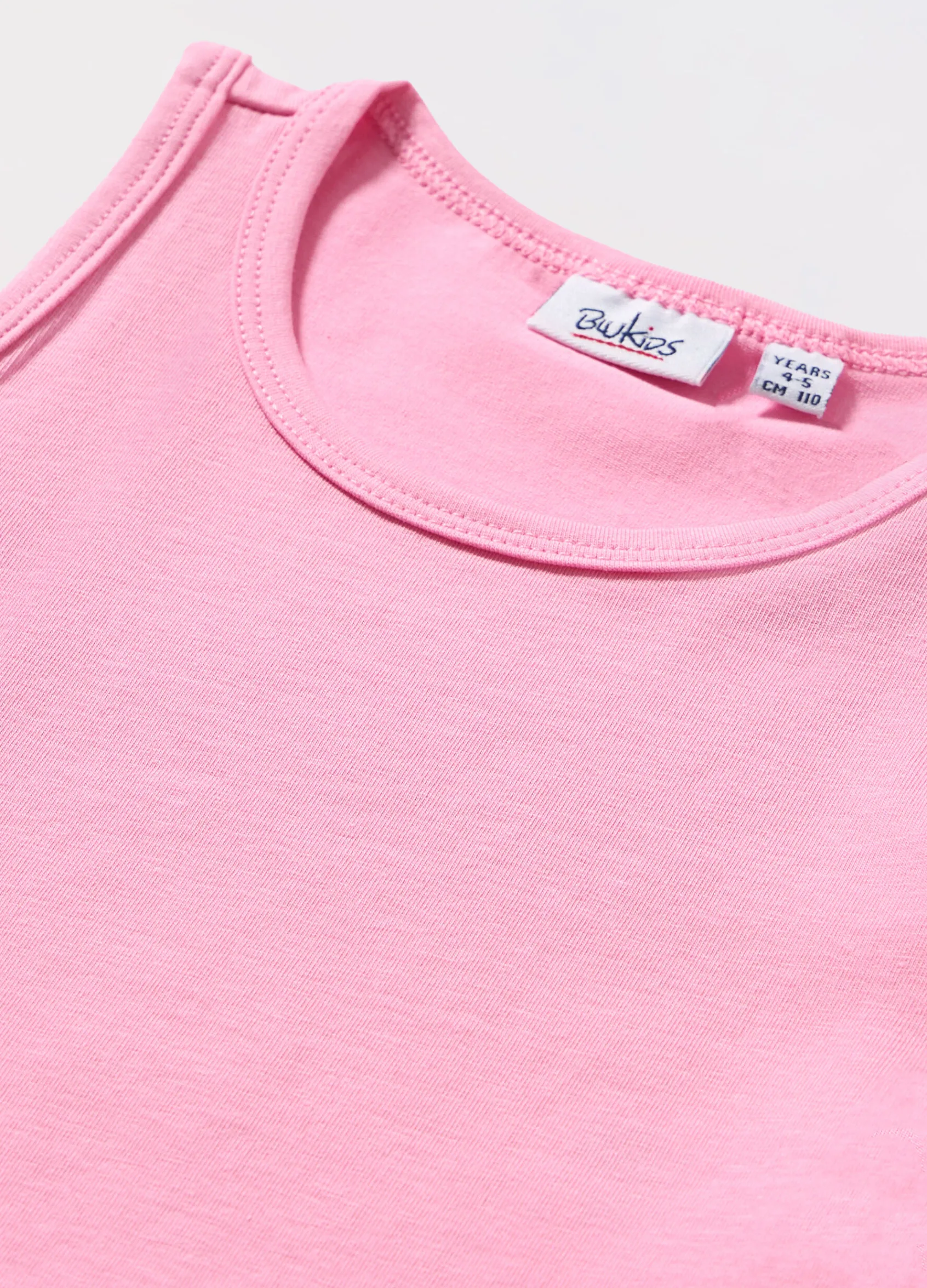 Blukids Canotta in jersey di cotone stretch bambina- T-shirt