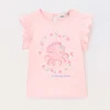 Blukids Canotta in jersey di puro cotone neonata- T-shirt