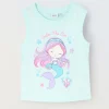 Blukids Canotta in jersey di puro cotone bambina- T-shirt