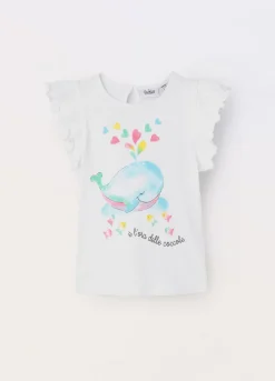 Blukids Canotta in jersey di puro cotone neonata- T-shirt