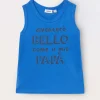 Blukids Canotta in jersey di puro cotone neonato- T-shirt