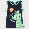 Blukids Canotta in jersey di puro cotone neonato- T-shirt