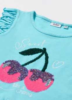 Blukids Canotta in jersey di puro cotone bambina- T-shirt