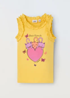 Blukids Canotta in puro cotone bambina- T-shirt
