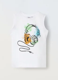 Blukids Canotta in puro cotone bambino-Bambino T-shirt