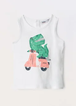Blukids Canotta in puro cotone neonato- T-shirt
