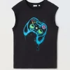 Blukids Canotta in puro cotone ragazzo- T-shirt